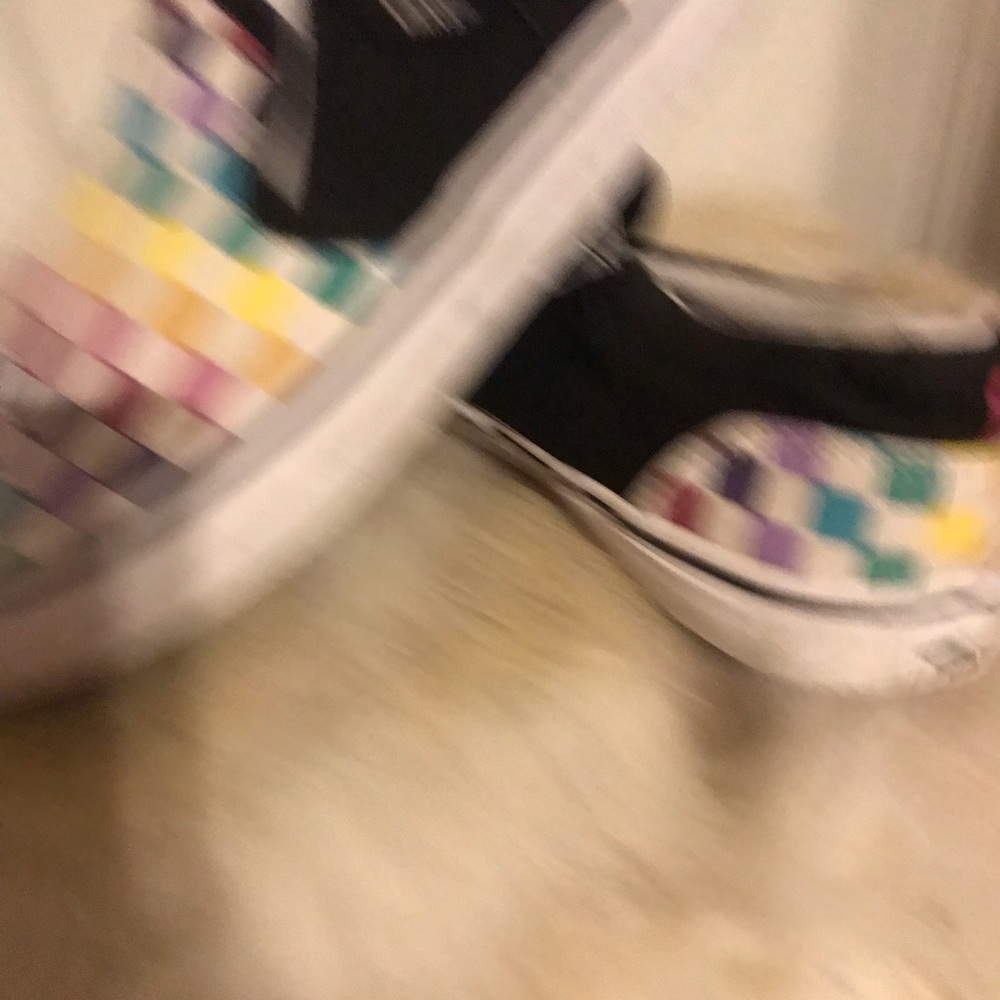 Vans Checked Multi Color Size: 6 - image 3